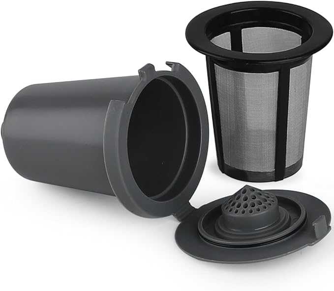 Replacement Parts 2pcs SS-RFC HomeBarista Reusable Filters Cup, Compatible with Cuisinart Single Serve Coffee Makers