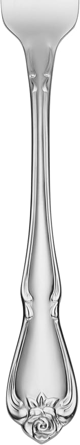 Oneida Silverware Set, True Rose 20-Piece Everyday Flatware Set, Service For 4, 18/0 Stainless Steel, Dishwasher Safe, Knife Spoons And Forks Set, Home And Kitchen Utensils (Silver, 20 Piece)