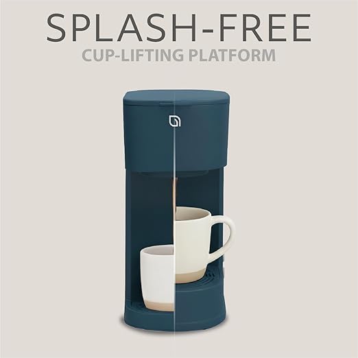 WILLOW Eco Series Single Serve Coffee Maker for K Cup and Ground Coffee, 6 to 12oz Brew Sizes with Strong Brew Option, Small Coffee Machine with Removable Reservoir & Reusable Filter, Eco-Friendly