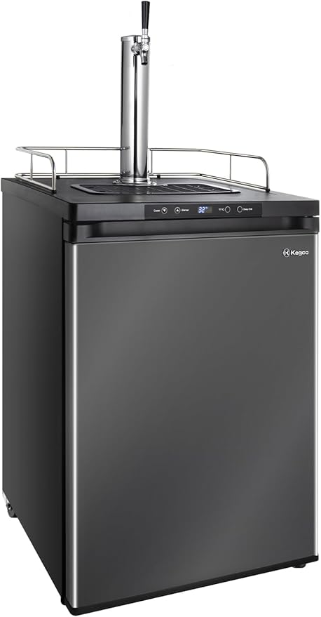 Kegco HBK309X-1 Keg Dispenser, 1 faucet without keg Black Stainless Steel