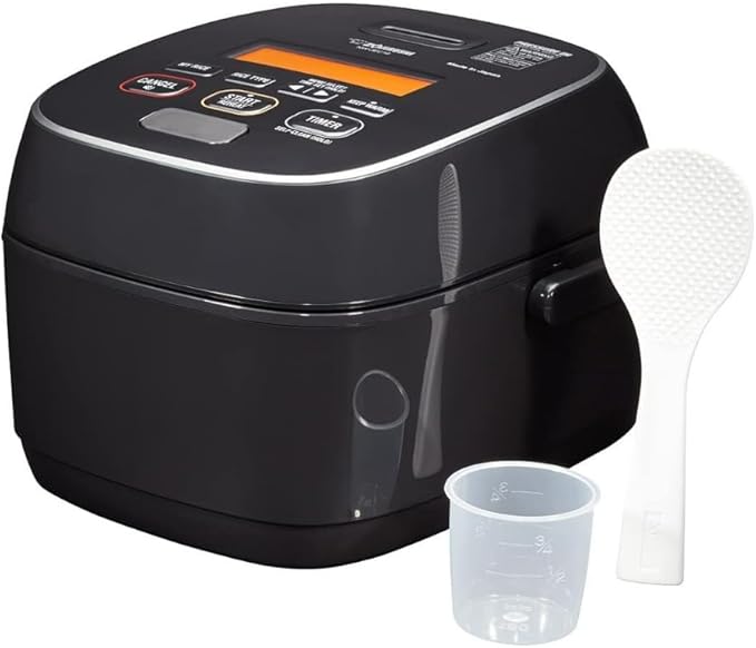 Zojirushi NW-JEC10BA Pressure Induction Heating (IH) Rice Cooker & Warmer, 5.5-Cup, Made in Japan
