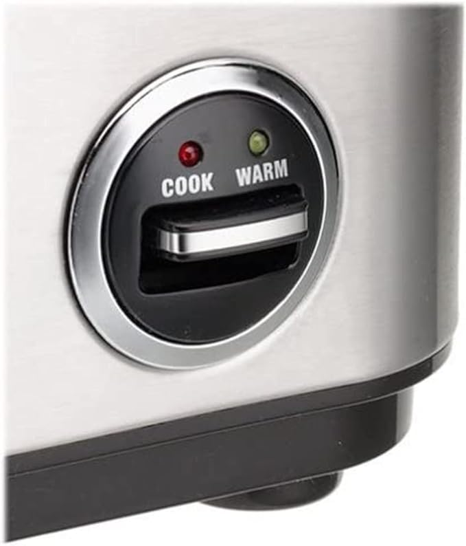 Cuisinart 8-Cup Rice Cooker, Silver & Electric Kettle, 1.7-Liter Capacity, Cordless 1500-Watts for Fast Heat Up, Stay Cool Non-Slip Handle, Stainless Steel, CPK-17P1