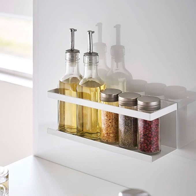 山崎実業(Yamazaki) KT-TW LD WH Magnetic Rack Wide, wht