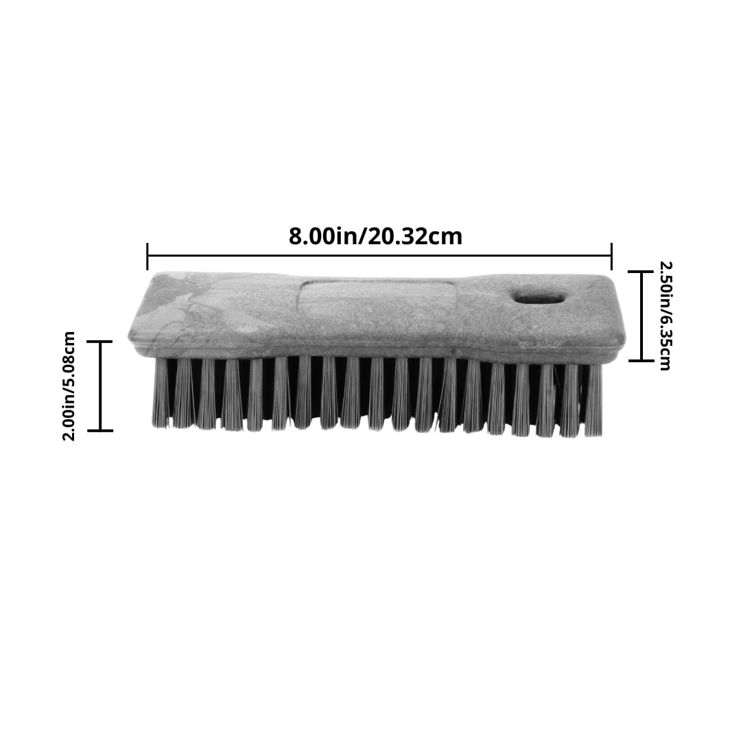 SPARTA Comfort Grip Scrub Brush Hand Brush for Bathroom, Kitchens, Countertop, Plastic, 8 Inches, Red