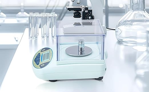 Lab Scale 2000g x 0.001g, High Precision Analytical Balance with Digital Windshield. Electronic Gram Scale for Jewelry/Kitchen/Scientific Use, 11 Units Conversion, Portable Digital Scientific Scale