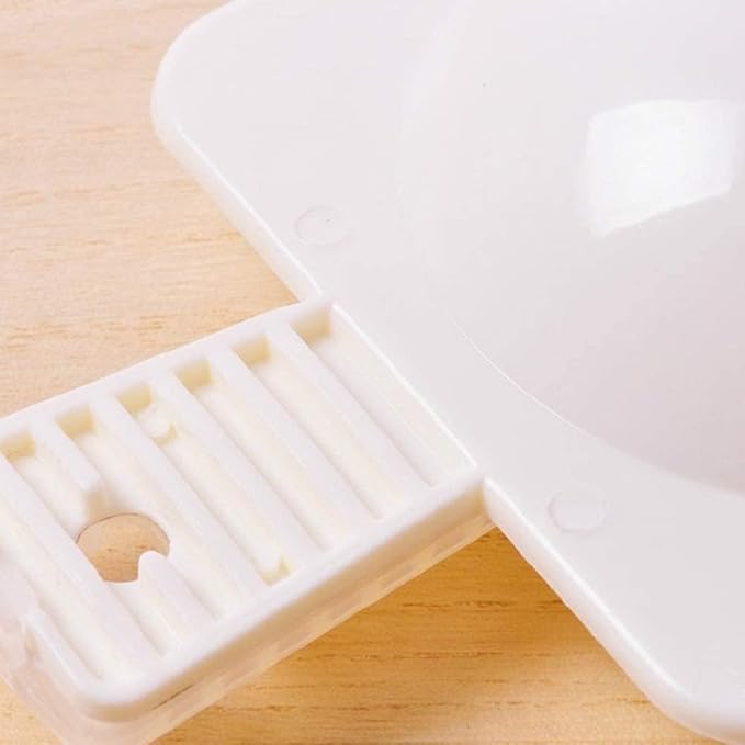 White 2 Slots Microwave Oven Egg Steamer Poacher Cooker, Egg Cooker Poacher with 2 Cavity Egg Boiler Boil Steamer Kitchen Tool,Rectangular,Poach Eggs, Boil Cook Steam Eggs Poachers Specialty Cookware