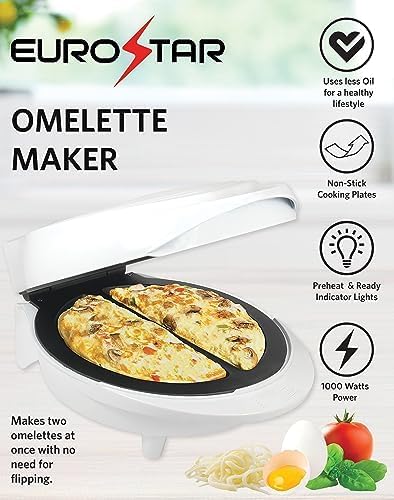 EUROSTAR Omelette Maker, White