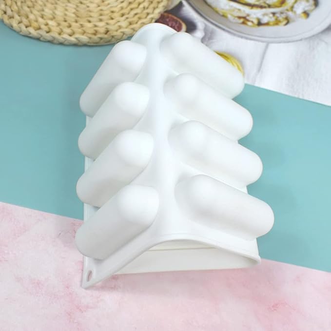 Round Food Grade Silicone Mold Hand-made Soap Silicone Mold High Temperature Resistant Easy Release soap Making Supplies (Round B_7.32 X7.32 X1.08inch)