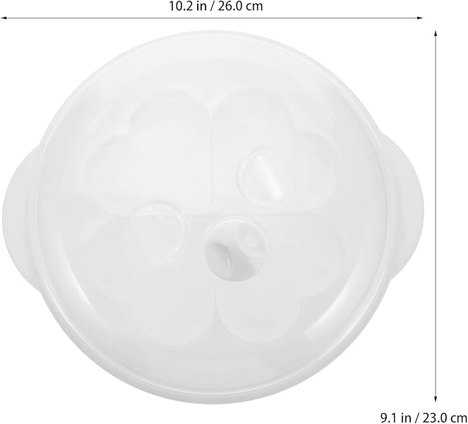 DOITOOL Heart Shape Microwave Egg Poacher Steamer Mold Egg Cooker Cookware Kitchen Specialty Cookware for Breakfast and Healthy Cooking