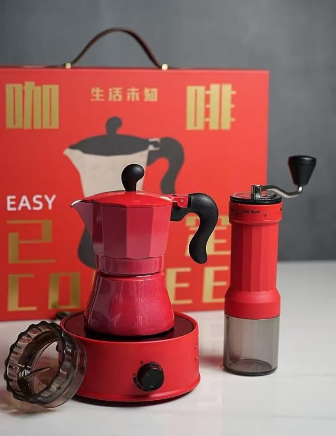 Mini Manual Coffee Grinder – 40 Adjustable Settings, Portable Hand Crank Mill with 30g Capacity, Conical Burr for Espresso, Pour Over, French Press | Perfect for Travel, Camping & Office
