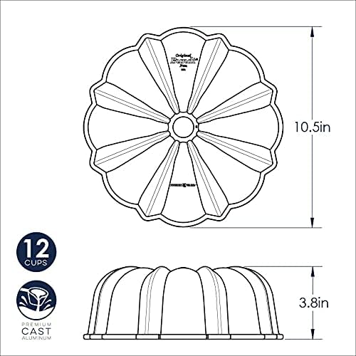 Nordic Ware Original Bundt, 12-Cup, Toffee