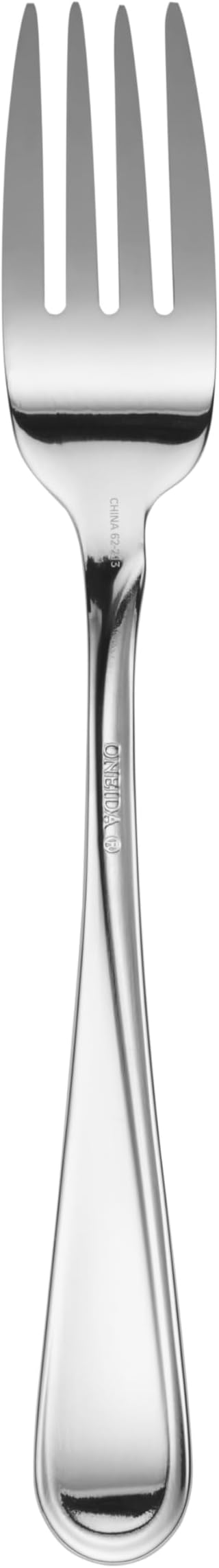 Oneida Silverware Set, Flight Everyday Flatware 6-Piece Dinner Fork Set, Service For 6, 18/0 Stainless Steel Dinner Forks, Rust Resistant, Dishwasher Safe, Home & Kitchen Utensils (Silver 6 Piece)