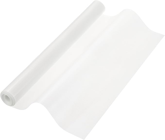 uxcell 15.7IN x 9.8FT Silicone Baking Mat Rolls, Heat Resistant Baking Mats, Non-Stick Pastry Mats, Non-Slip Countertop Mats, Refrigerator Liners White