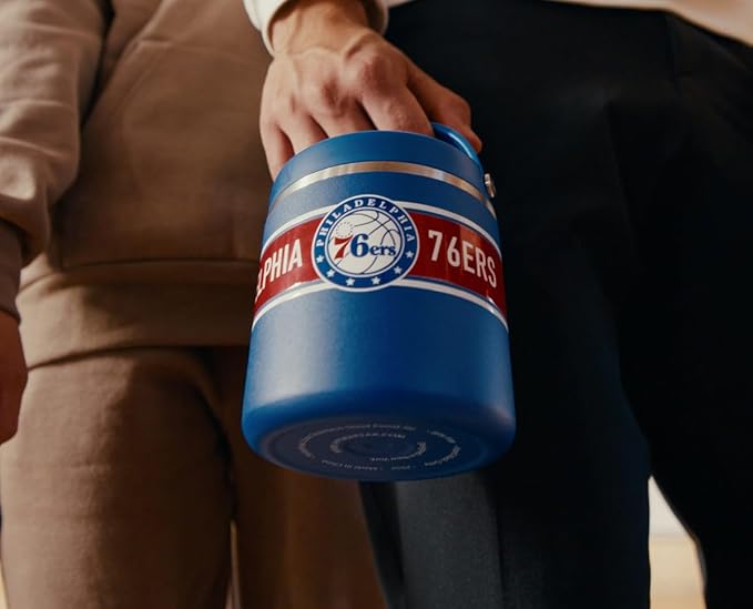 Hydrapeak x NBA Officially Licensed Sacramento Kings 25oz Stainless Steel Vacuum Insulated Thermos Food Jar with Handle, Wide Mouth Leak-Proof Soup Thermos for Adults, 10 Hours Hot and 16 Hours Cold