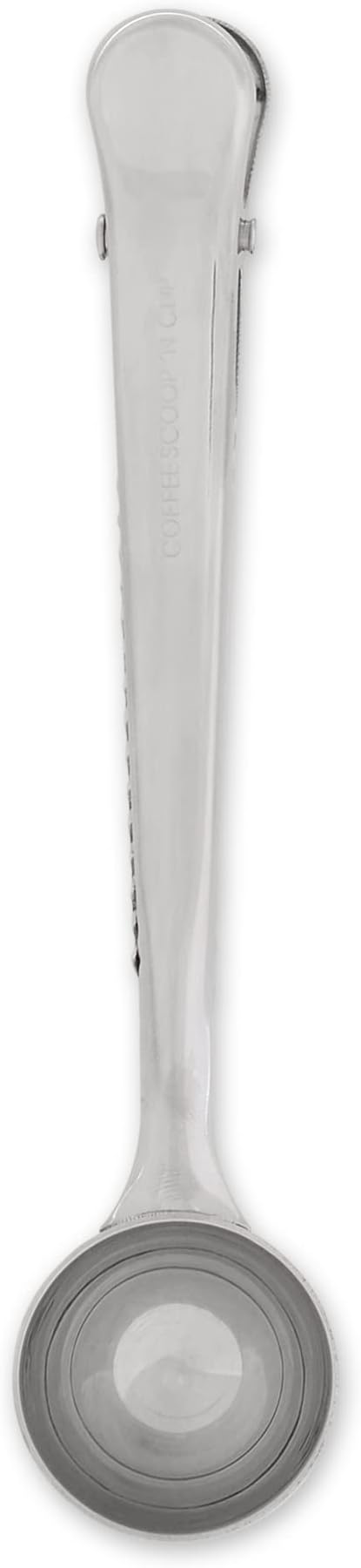 RSVP International Coffee Scoop Collection, 1-1/2 Tablespoon, Clip, Stainless Steel