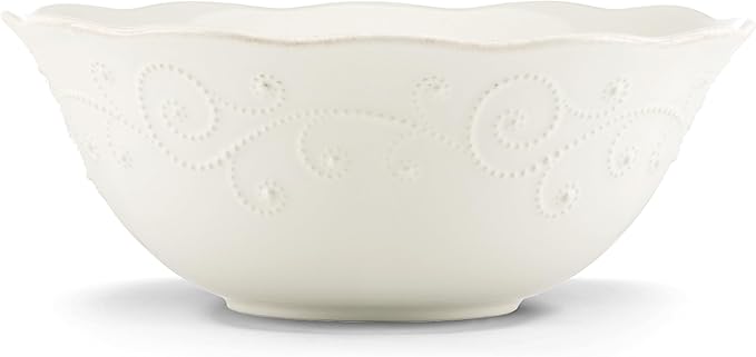 Lenox French Perle Serving Bowl, White -