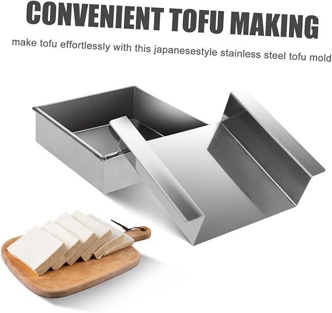 Stainless Steel Tofu Press Mold User-friendly Diy Tofu Maker for Homemade Soybean Curd Versatile Cooking Tool with Japanese Design for Snacks and Desserts