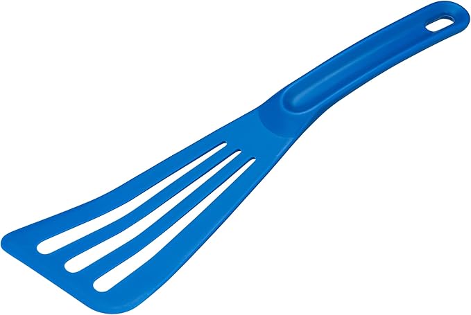 Matfer Bourgeat Exoglass® High Temperature Pelton Spatula, Blue