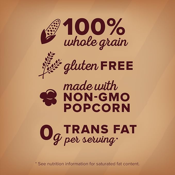Orville Redenbacher’s Microwave Popcorn, Naturals Simply Salted Flavor, 3g Fiber Per Serving, 3.29 oz., 6-Count (6 Boxes)