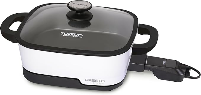 Presto 07118 Tuxedo™ Digital Precision Skillet Multi-Cooker