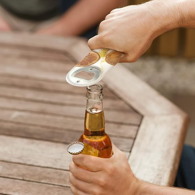 100 Set DIY Bottle Opener Hardware - Stainless Steel Metal Bottle Opener Insert Kits (Silver, 100 Set)