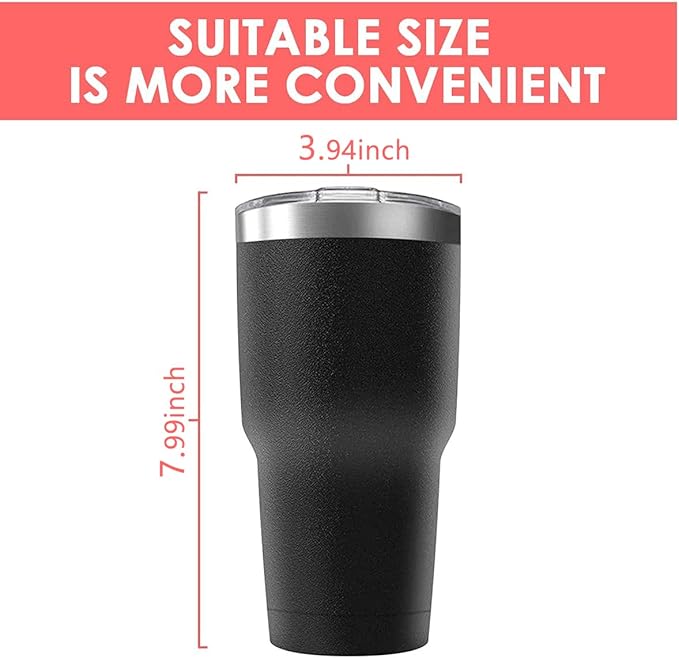30oz Stainless Steel Travel Mug with Lid, 6 Pack Double Wall Vacuum Insulated Bulk Tumbler, Powder Coated Coffee Cup Suitable for Vehicle Cup Holders(Assorted Colors)