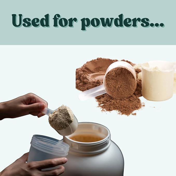 1/2 Teaspoon (2.5 mL) Long Handle Scoop for Measuring Coffee, Pet Food, Grains, Protein, Spices and Other Dry Goods (Pack of 25)