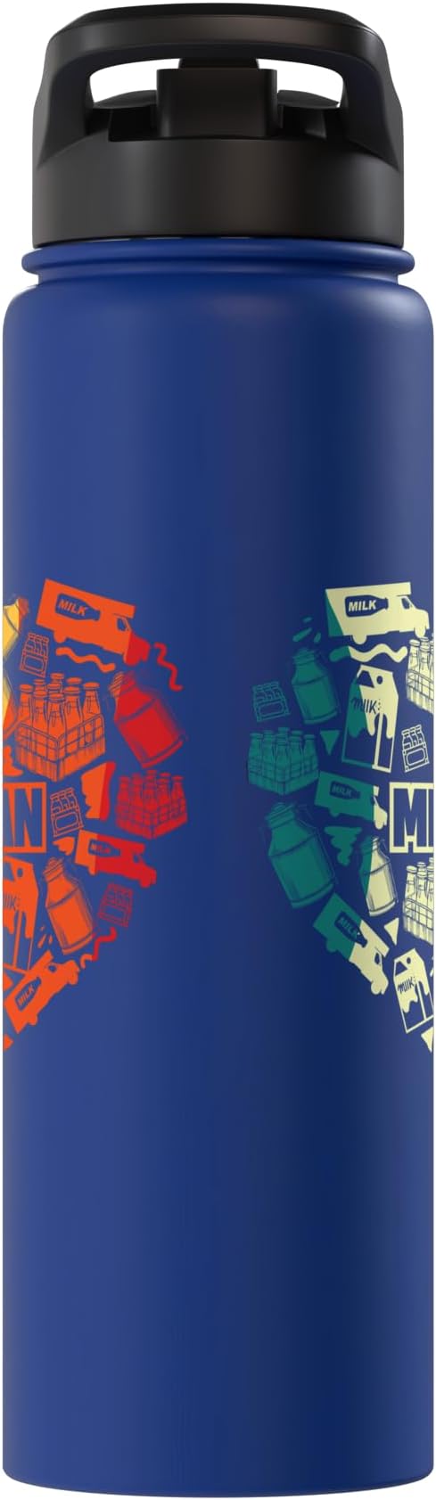 Milkman Dairy Farmer Heart Milkman Life Everyday Stainless Steel Insulated Water Bottle