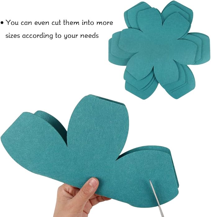 BYKITCHEN Pot and Pan Protectors, Set of 12 and 3 Different Sizes, Larger & Thicker Felt Pan Protector Pads, Cyan Pot Separators Protectors for Stacking and Protecting Your Cookware