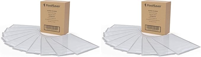 FoodSaver Quart Vacuum Seal Bags, (Pack of 2)