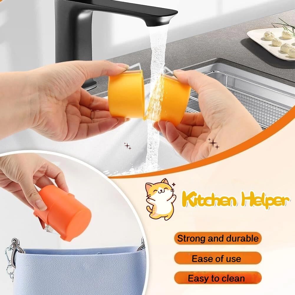 Stainless Steel Egg Opener,Egg Opener For Hard Boiled Eggs,Efficient Egg Cracking Tool，Perfect For Baking, No Shells，No Mess – Perfect Omelets, Scrambled Eggs & Baking. (yellow)