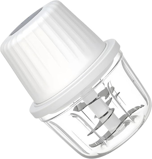 Cordless Electric Garlic Chopper, 400 Ml Mini Food Processor, Type-C Charging