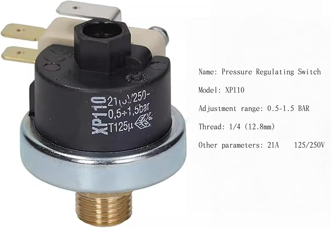 XP110 0.5-1.5 BAR Semi-automatic Coffee Machine Temperature Controller Pressure Switch Accessories - Compatible With Expobar E61