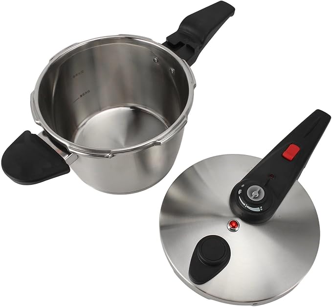 GLOGLOW Electric Pressure Cooker 304 Stainless Steel Multi Cooker, Quick Cooking for Home Kitchen with Pressure Control and Versatile Functions Kitchen Appliances (5L)