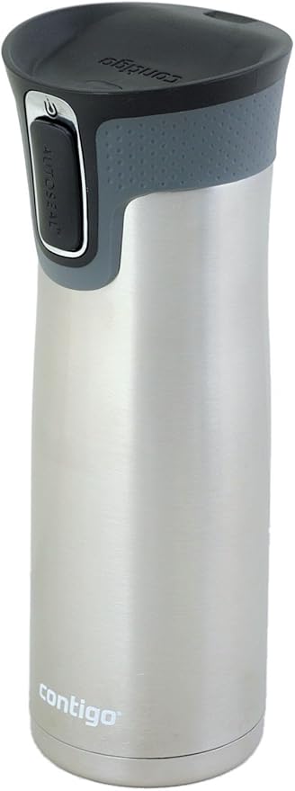 Contigo West Loop 20oz Stainless Steel Vacuum-Insulated Travel Mug Spill-Proof Keeps Drinks Hot for 5 Hours Cold for 12 Hours Perfect for Commuters and Travelers