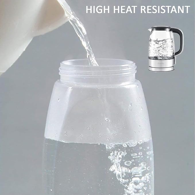 Compact Airtight Water Pitcher – 45oz (1.4QT) Personal Size Fridge Door Jug, Leakproof for Hot & Cold Drinks, Slim Space-Saving Design, Easy Pour, Dishwasher Safe, Made in Japan