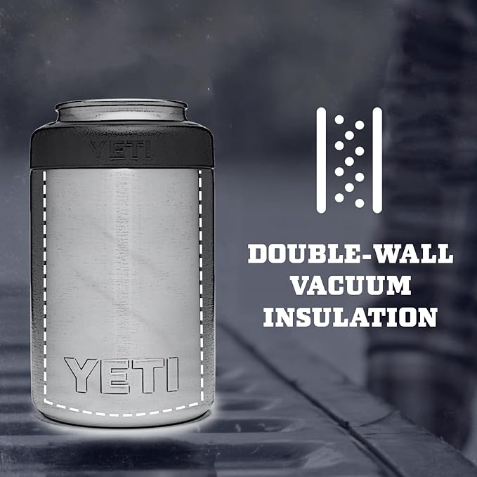 YETI Rambler 12 oz. Colster Can Insulator for Standard Size Cans, Navy (NO CAN INSERT)