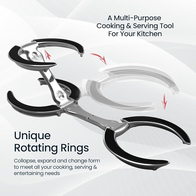 Trivae Pot Lid Holder – 4-in-1 Pot Lid Holder While Cooking, Pan Lid Holder, Trivet & Cake Stand – Versatile Kitchen Tool for Hot Pots, Serving & Display – Space-Saving, Heat-Resistant Stand