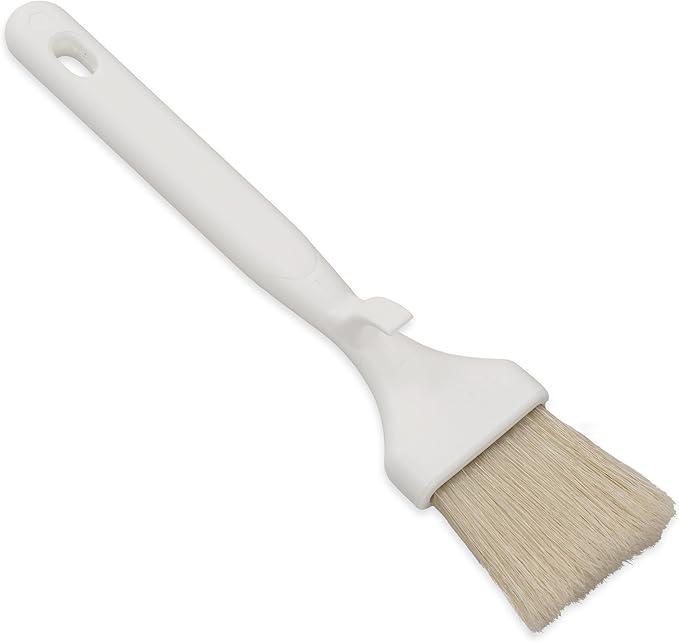 SPARTA 4037800 Meteor Boarhair Pastry Brush, Basting Brush With Built-In Projecting Hook, 2 Inches, Brown