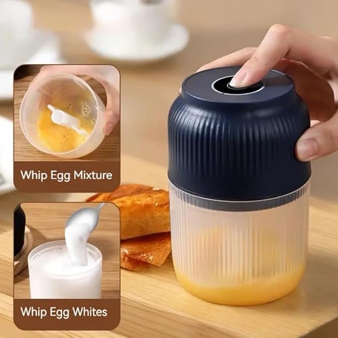 Electric Garlic Chopper, Mini Portable Veggie Chopper, 2026 New Small Garlic Chopper Mincer, USB Rechargeable, Wireless Veggie Grinder, For Mashing Onion, Garlic, Chili, Ginger (2*White, 3 blades)