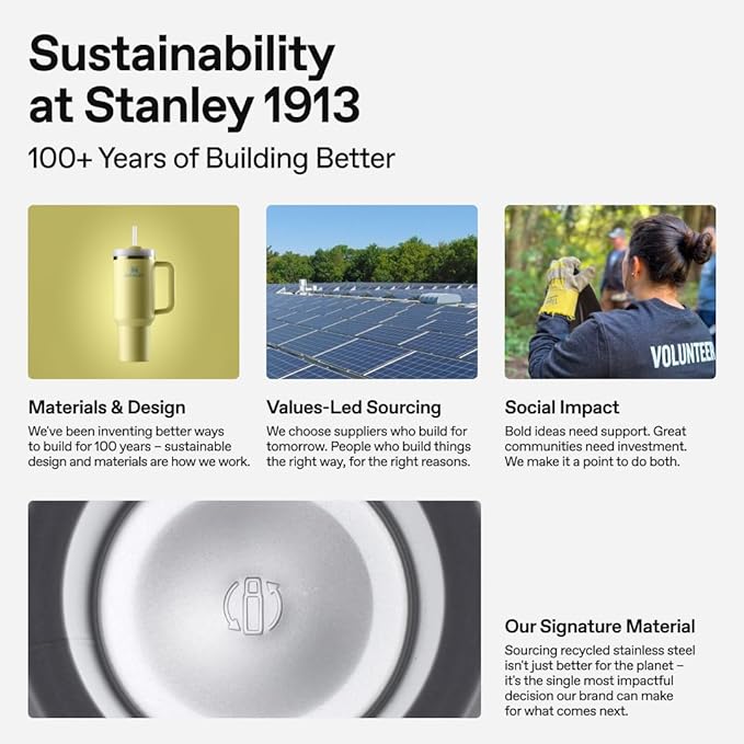 STANLEY Quencher H2.0 Tumbler with Handle and Straw 40 oz | Flowstate 3-Position Lid | Cup Holder Compatible for Travel | Insulated Stainless Steel Cup | BPA-Free | Spring Green