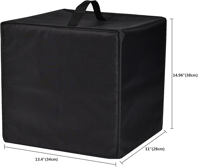 AF-WAN Coffee Maker dust Cover ,Waterproof,UV resistant,Compatible with Ninja CFN601 Espresso & Coffee Barista System/Ninja CM401 Coffee Maker/for Cuisinart Coffee Maker SS-16 (Black), Suitable
