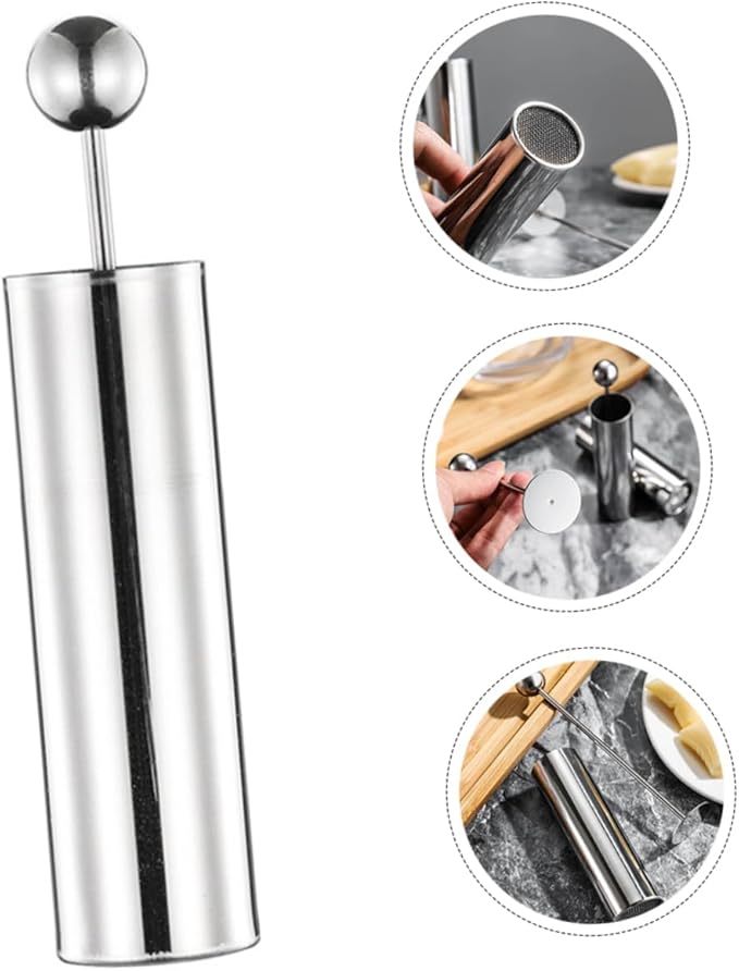 DECHOUS 3pcs Stainless Steel Tofu Cutter Mold Handy Manual Press for Filamentous Tofu Cheese for Home Kitchen Create Chrysanthemum Unique Shapes Practical Saving Tool