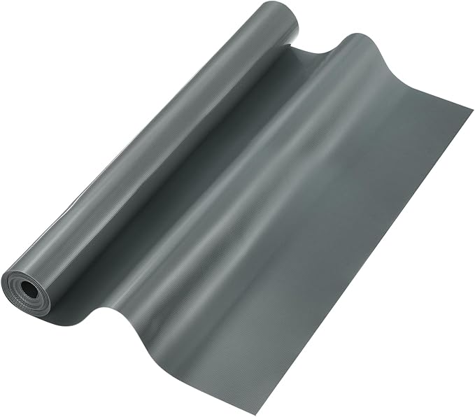 uxcell 15.7IN x 9.8FT Silicone Baking Mat Rolls, Heat Resistant Baking Mats, Non-Stick Pastry Mats, Non-Slip Countertop Mats, Refrigerator Liners Grey