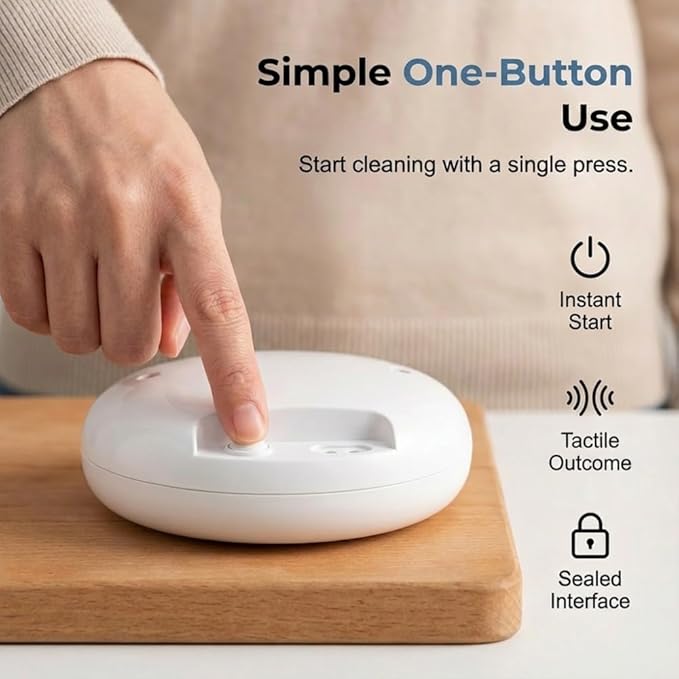 Fruit and Vegetable Washing Machine, Wireless Portable Food Cleaning Machine, Titanium Electrolysis Automatic Vegetable Cleaner for Home Kitchen (WHITE*3)