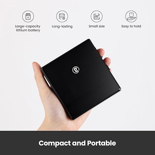 Gemilai Digital Coffee Scales with Timer, 2kg/0.1g High Precision, Accurate Measurement for Espresso and Pour-Over, with LCD Display, Rechargeable