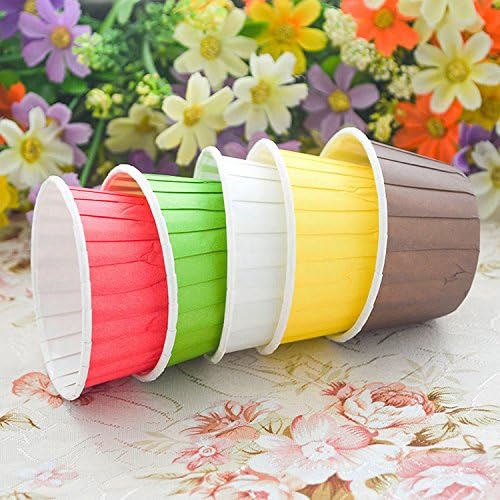 1000-Pack Random Colorful Baking Cup, Dots/Stripes, Standard