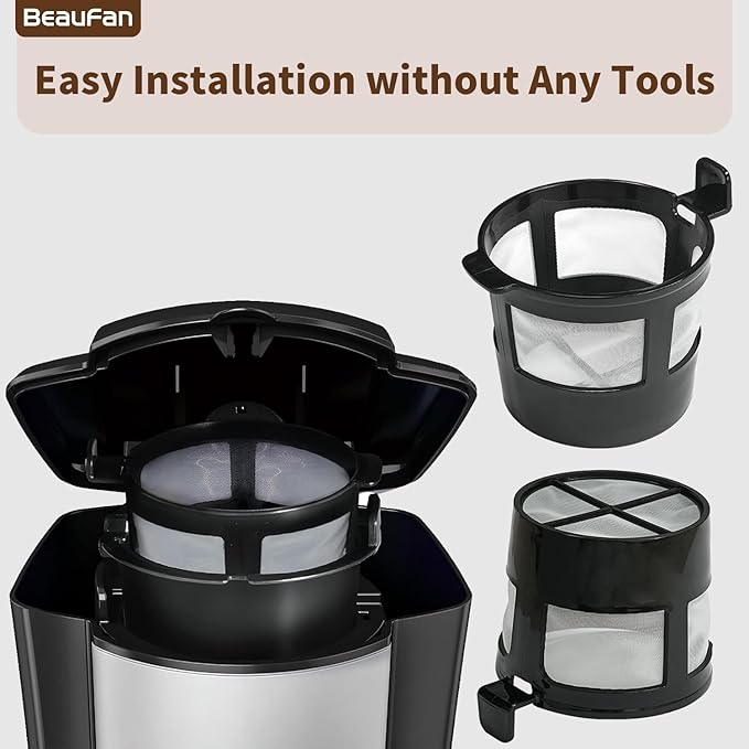 1 Pack Reusable Coffee Filter Compatible with BLACK+DECKER CM618 Single Serve Coffee Maker