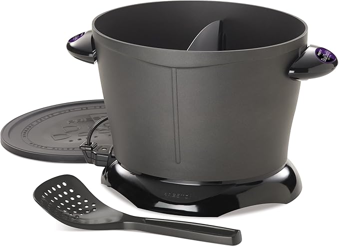 Presto 05450 DualDaddy Electric Deep Fryer, Black