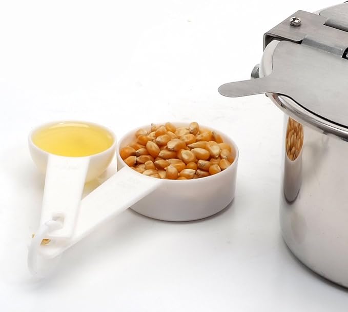 Elite Gourmet EPM-250X Maxi-Matic 2.5 Ounce Classic Carnival, Tabletop Kettle Popcorn Popper Machine, Retro-Style, Movie Hot Buttered Popcorn, Red